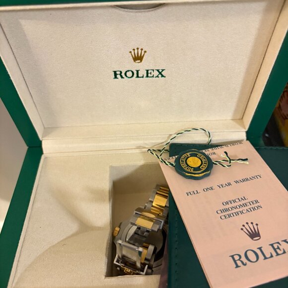 Authentic Rolex Medium Watch Box Day Date Submariner steel gold - Picture 2 of 2
